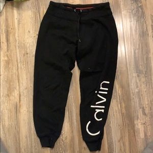 small calvin klein sweatpants